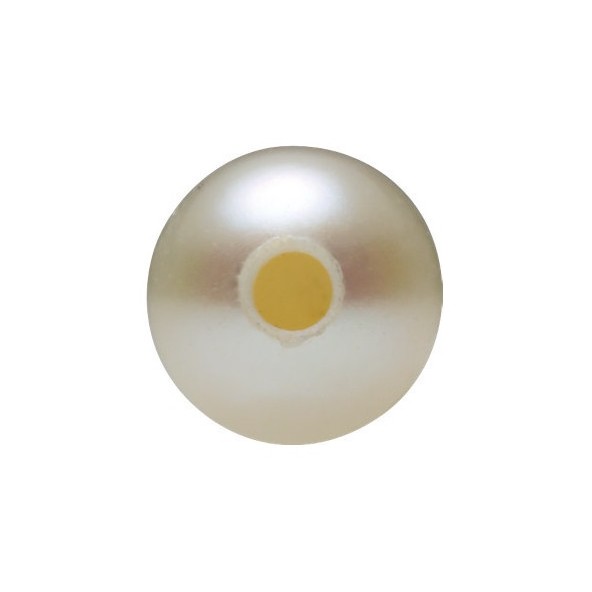 Seed perla okrúhla 3 mm Half-drilled  (1) SPR2AAW-3