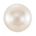 Sladkovodná perla okrúhla 4 x 4,5 mm, A, Half-drilled