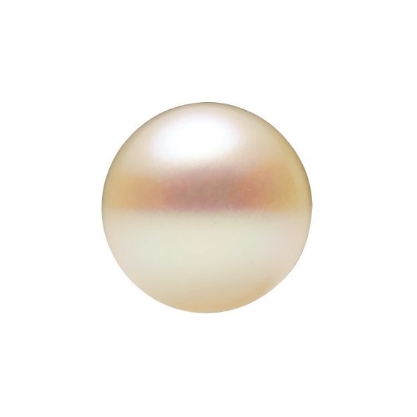 Sladkovodná perla okrúhla 4 x 4,5 mm Half-drilled RPR2AAW-4