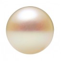Sladkovodná perla okrúhla 7 x 7,5 mm, AA, Half-drilled
