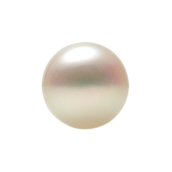 Sladkovodná perla button 5 x 5,9 mm Half-drilled RPW2SW-5