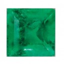 Smaragd štvorec 2 x 2 mm, A, Step-cut