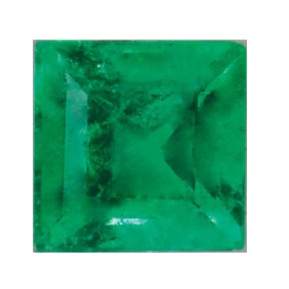 Smaragd štvorec 2,25 x 2,25 mm 0,068ct Step-cut SGPSAGR-2,25