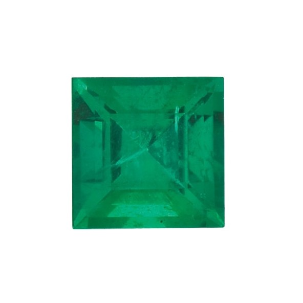 Smaragd štvorec 1,25 x 1,25 mm 0,01ct Step-cut SGPSAAGR-1,25