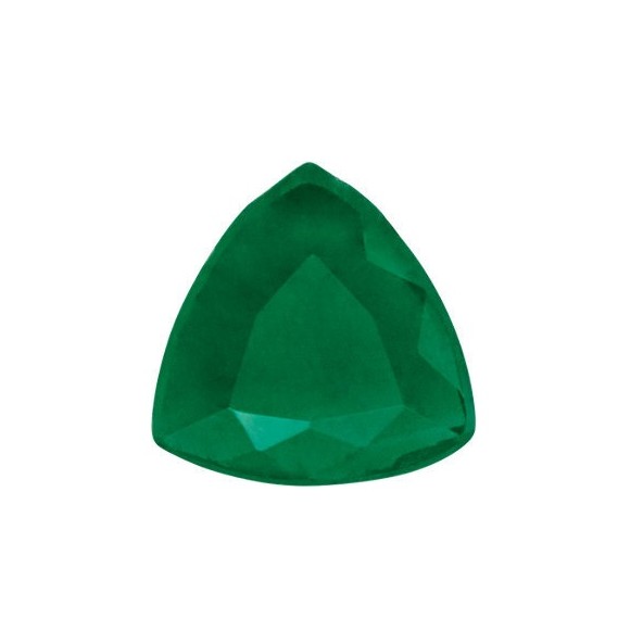 Smaragd trillion 5 x 5 mm 0,4ct Fazetovaný SGTFAAGR-5