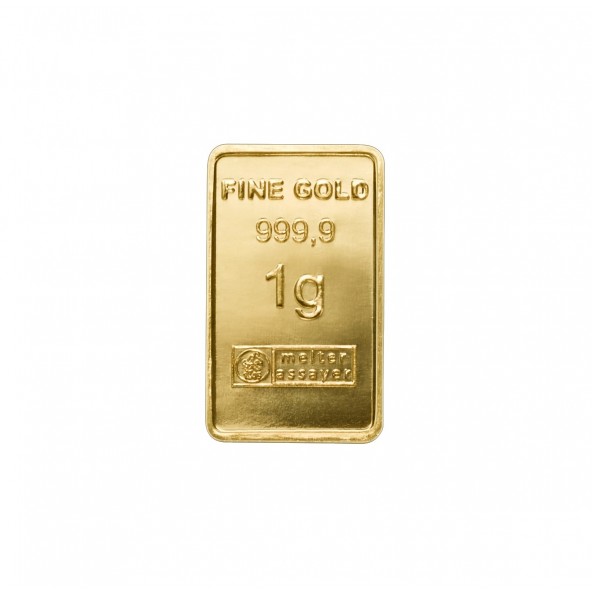 Investicna zlata tehla 1 g razena Heimerle+Meule 87892600