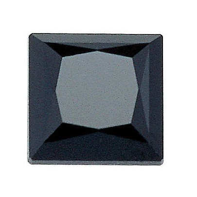 Spinel Čierny štvorec 2 x 2 mm 0,054ct Princess Machine-Cut SLPWFJT-2