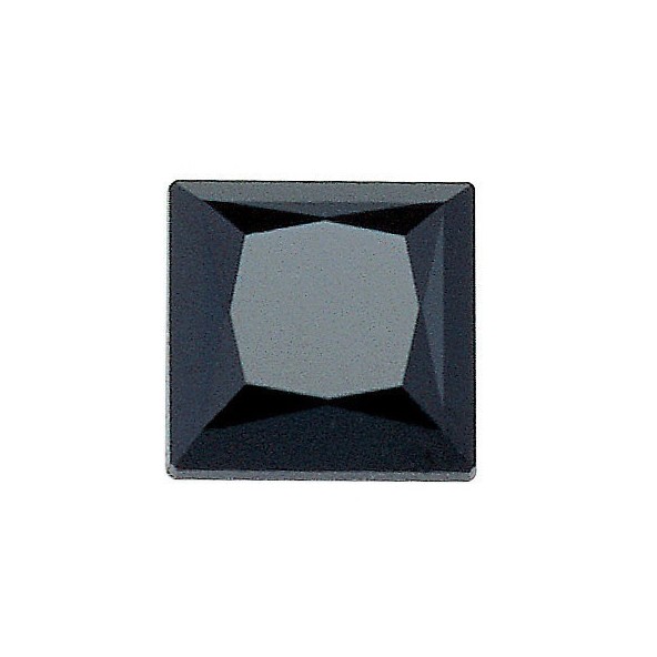 Spinel Čierny štvorec 3 x 3 mm 0,2ct Princess Machine-Cut SLPWFJT-3
