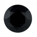 Spinel čierny okrúhly 1 mm, Fine, Fazetovaný SW
