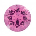 Spinel ružový okrúhly 5 mm, AA, Fazetovaný
