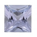 Tanzanit štvorec 3 x 3 mm, B, Princess cut