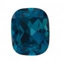 Topás London Blue antický cushion 12 x 10 mm, AA, Fazetovaný