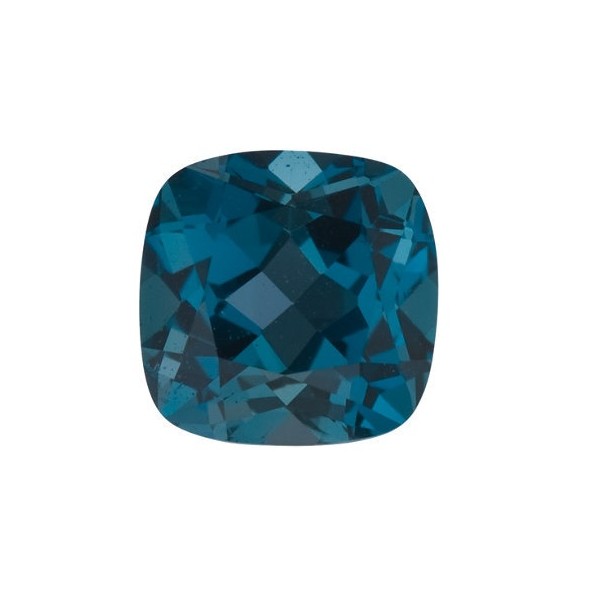 Topás London Blue antický štvorec 6 x 6 mm 1,12ct Fazetovaný TPVFAALO-6