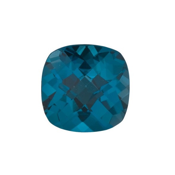 Topás London Blue antický štvorec 5 x 5 mm 0,66ct Checkerboard cut TPVCAALO-5