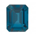 Topás London Blue emerald 7 x 5 mm, AA, Fazetovaný