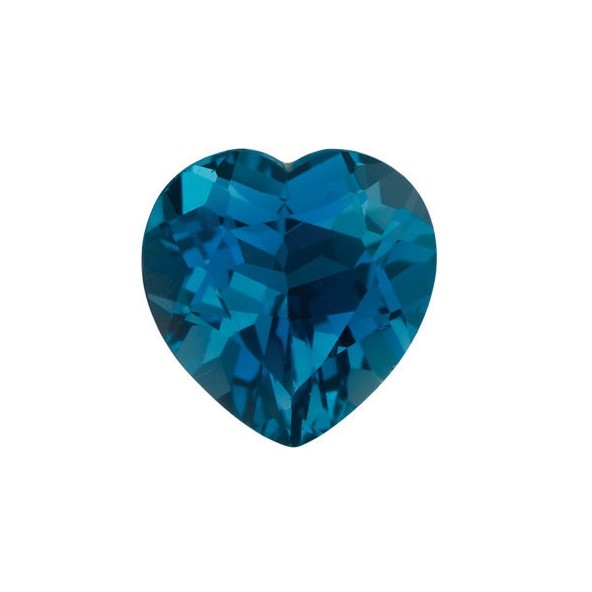 Topás London Blue srdce 4 x 4 mm 0,32ct Fazetovaný TPHFAALO-4