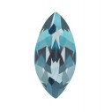Topás London Blue markíz 4 x 2 mm, AA, Fazetovaný