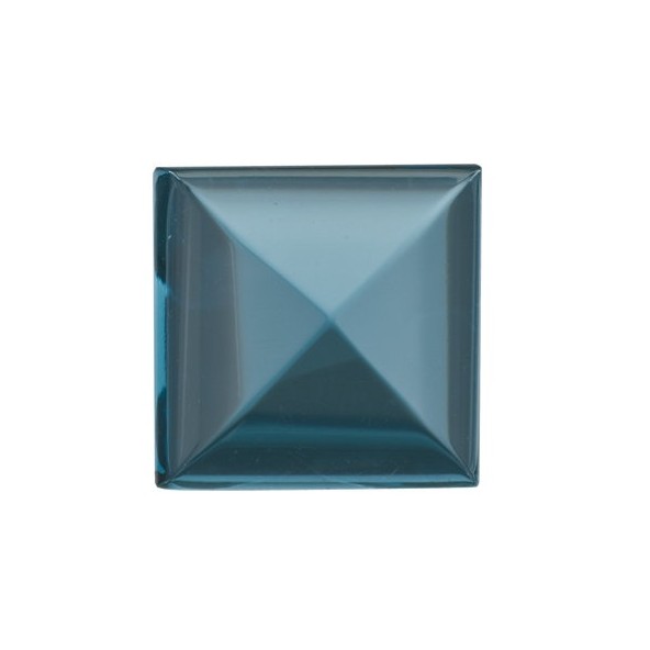 Topás London Blue štvorec 6 x 6 mm 1,5ct Kabošon TPPKAALO-6