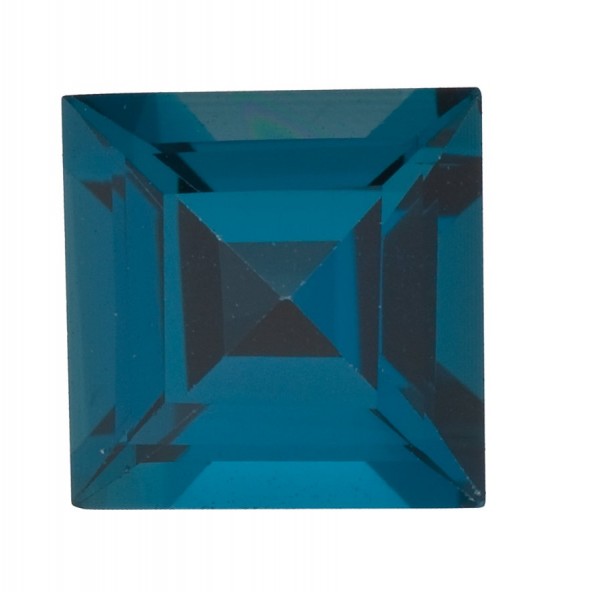 Topás London Blue štvorec 2,5 x 2,5 mm 0,13ct Step-cut TPPSAALO-2,5