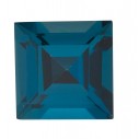 Topás London Blue štvorec 4 x 4 mm, AA, Step-cut