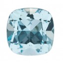 Topás Sky Blue antický štvorec 6 x 6 mm, AA, Fazetovaný