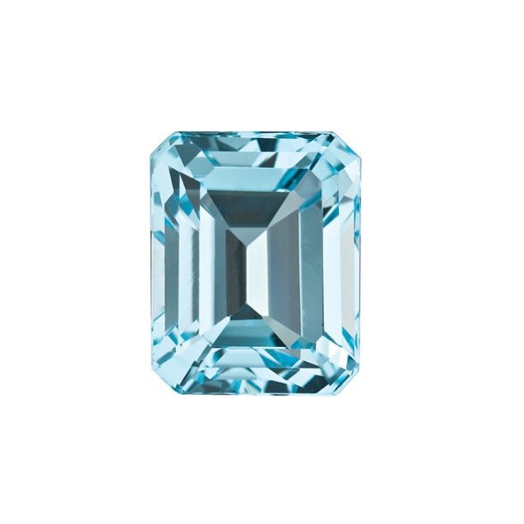 Topás Sky Blue emerald 5 x 3 mm 0,37ct Fazetovaný TPEFAASY-5