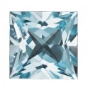 Topás Sky Blue štvorec 7 x 7 mm, AA, Princess cut