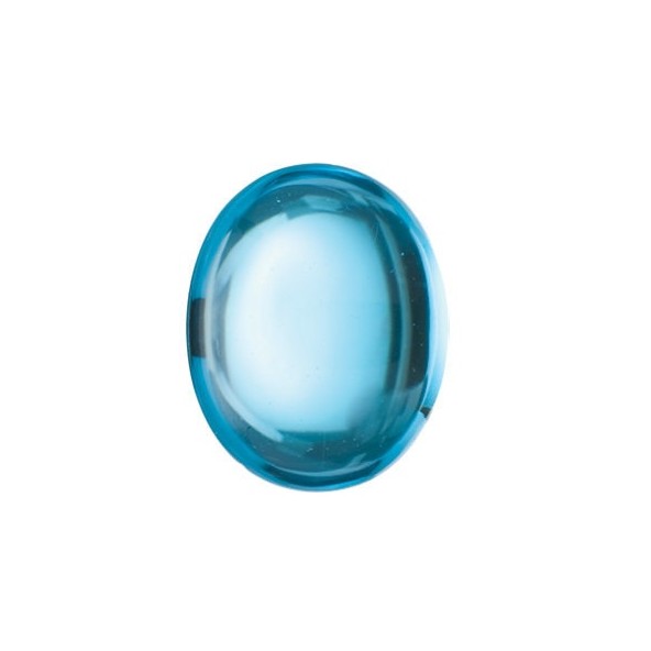 Topás Swiss Blue ovál 5 x 3 mm 0,32ct Kabošon TPOKAASB-5
