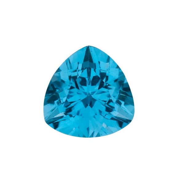 Topás Swiss Blue trillion 4 x 4 mm 0,29ct Fazetovaný TPTFAASB-4