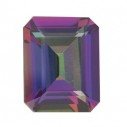 Topás Green mystic emerald 9 x 7 mm, AA, Fazetovaný
