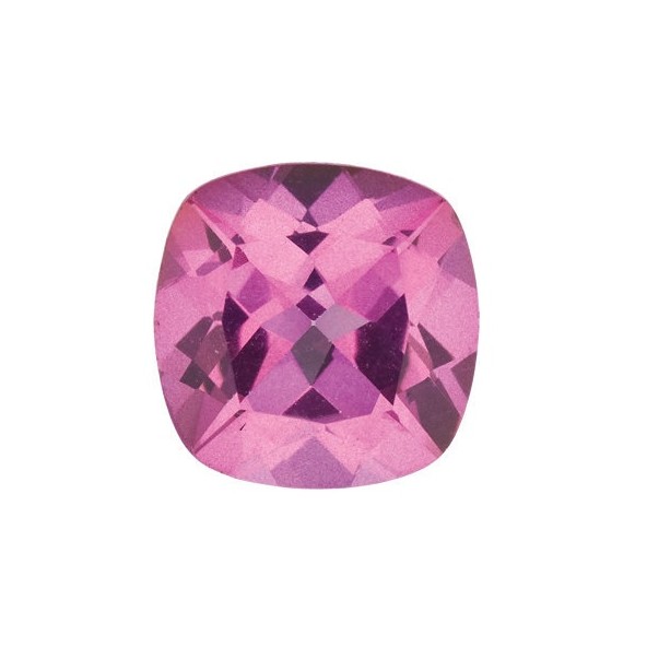 Topás Pure pink mystic antický štvorec 6 x 6 mm 1,12ct Fazetovaný TPVFAAPN-6