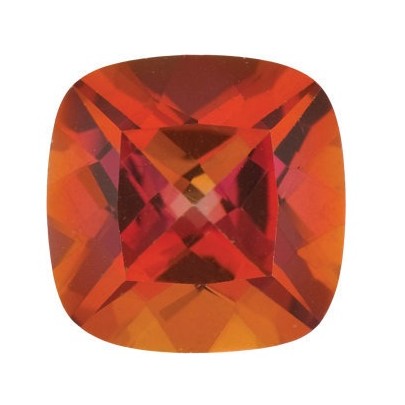 Topás Sunrise mystic antický štvorec 8 x 8 mm 2,5ct Fazetovaný TPVFAASU-8