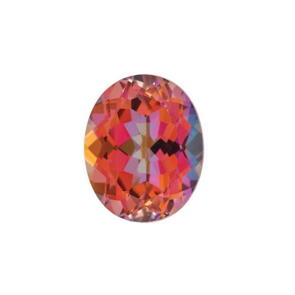 Topás Sunrise mystic ovál 7 x 5 mm 0,98ct Fazetovaný TPOFAASU-7