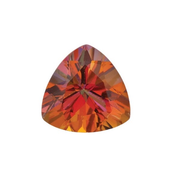 Topás Sunrise mystic trillion 9 x 9 mm 2,55ct Fazetovaný TPTFAASU-9
