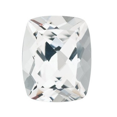 Topás biely antický cushion 8 x 6 mm 1,61ct Fazetovaný TPUFFC-8