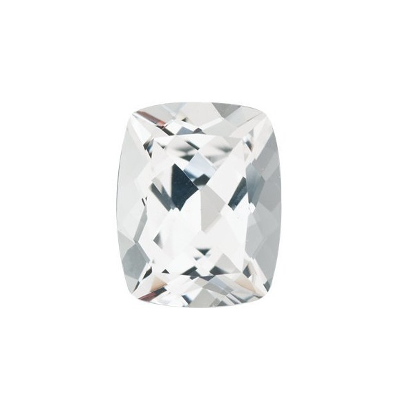 Topás biely antický cushion 9 x 7 mm 2,48ct Fazetovaný TPUFFC-9
