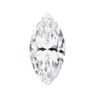 Topás biely markíz 6 x 3 mm 0,32ct Fazetovaný TPMFFC-6