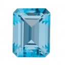 Topás Ice Blue passion emerald 8 x 6 mm, Fine, Fazetovaný