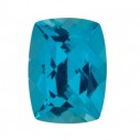 Topás Paraiba passion antický cushion 9 x 7 mm, Fine, Fazetovaný
