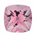 Topás Baby Pink passion antický štvorec 7 x 7 mm, Fine, Checkerboard cut