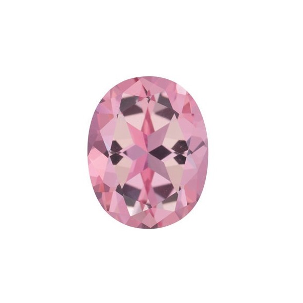 Topás Baby Pink passion ovál 8 x 6 mm 1,6ct Fazetovaný TPOFFBP-8
