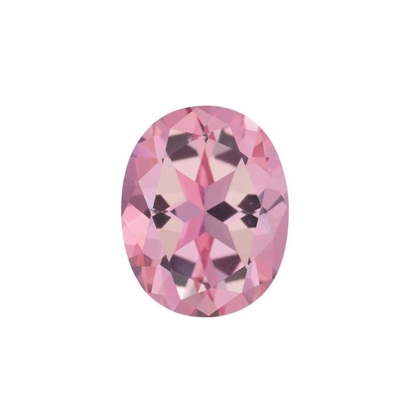 Topás Baby Pink passion ovál 9 x 7 mm 2,3ct Fazetovaný TPOFFBP-9
