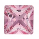 Topás Baby Pink passion štvorec 2 x 2 mm, Fine, Princess cut
