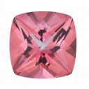 Topás Pink passion antický štvorec 6 x 6 mm, Fine, Checkerboard cut
