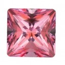 Topás Pink passion štvorec 3,5 x 3,5 mm, Fine, Princess cut