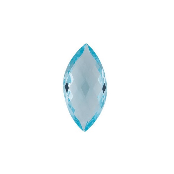 Topás sky blue markíz 28 x 14 mm 20,4ct Double-sided Checkerboard cut TPMOAASY-28