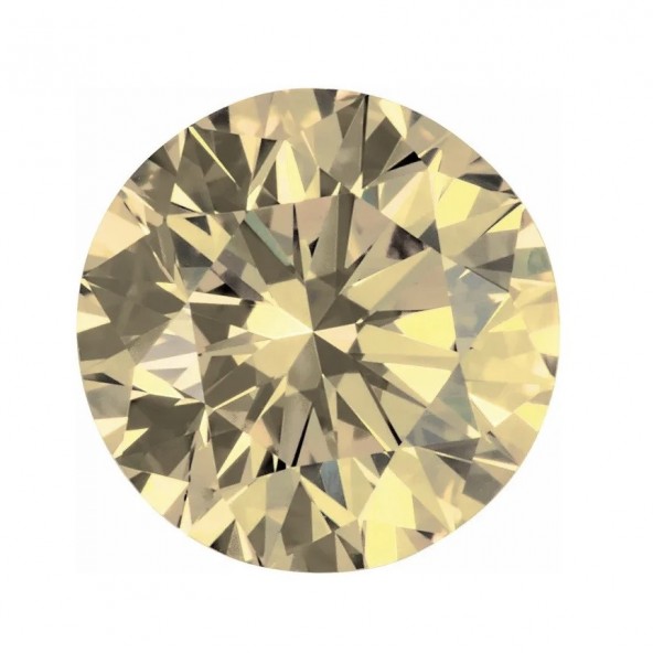 Fancy color diamant okrúhly briliant, fancy light vanilla žltý 1,25 mm 0,01ct  BIRDY4YL-1,25