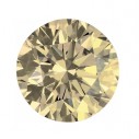 Fancy color diamant okrúhly briliant, fancy light vanilla žltý 1,25 mm 0,01ct