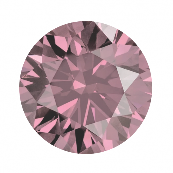 Fancy color diamant okrúhly briliant, fancy baby ružový 1,6 mm 0,02ct  BIRDR5RO-1,6