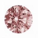 Fancy color diamant okrúhly briliant, fancy intense ružový 2,3 mm 0,05ct
